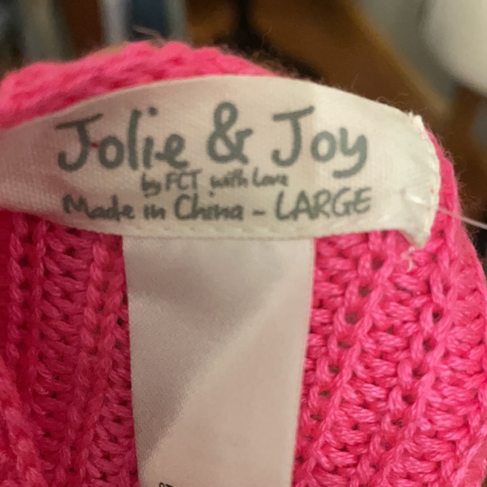 NWT hot‎ pink knit crop top - Picture 4 of 4